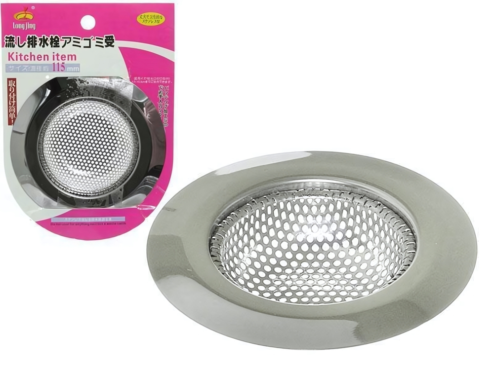 Сетка-пробка для раковины нерж ЕВРО 115мм