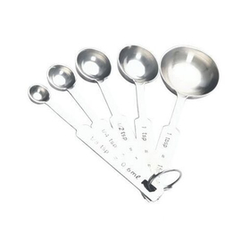 Набор мерных ложек P.L. Proff Cuisine,5 шт: 0,6; 1,25; 2,5; 5; 15 мл