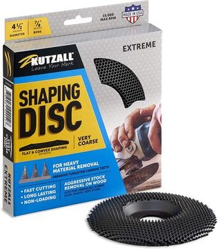Диск шлифовальный Kutzall Shaping Disc, плоский, чёрный, very coarse (extreme), D115мм, посадка 22мм