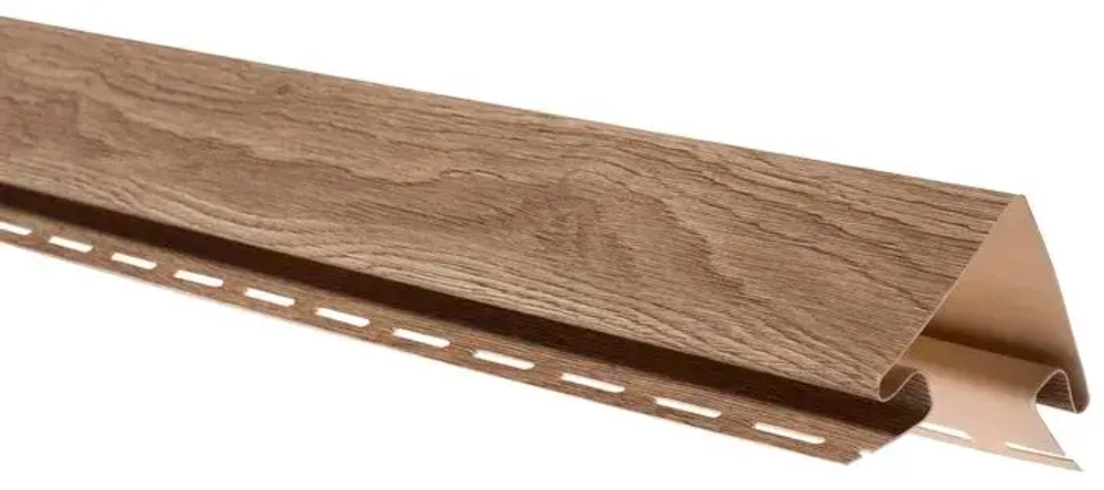 Планка наружный угол Альта Профиль Канада Плюс Люкс Орех 3м