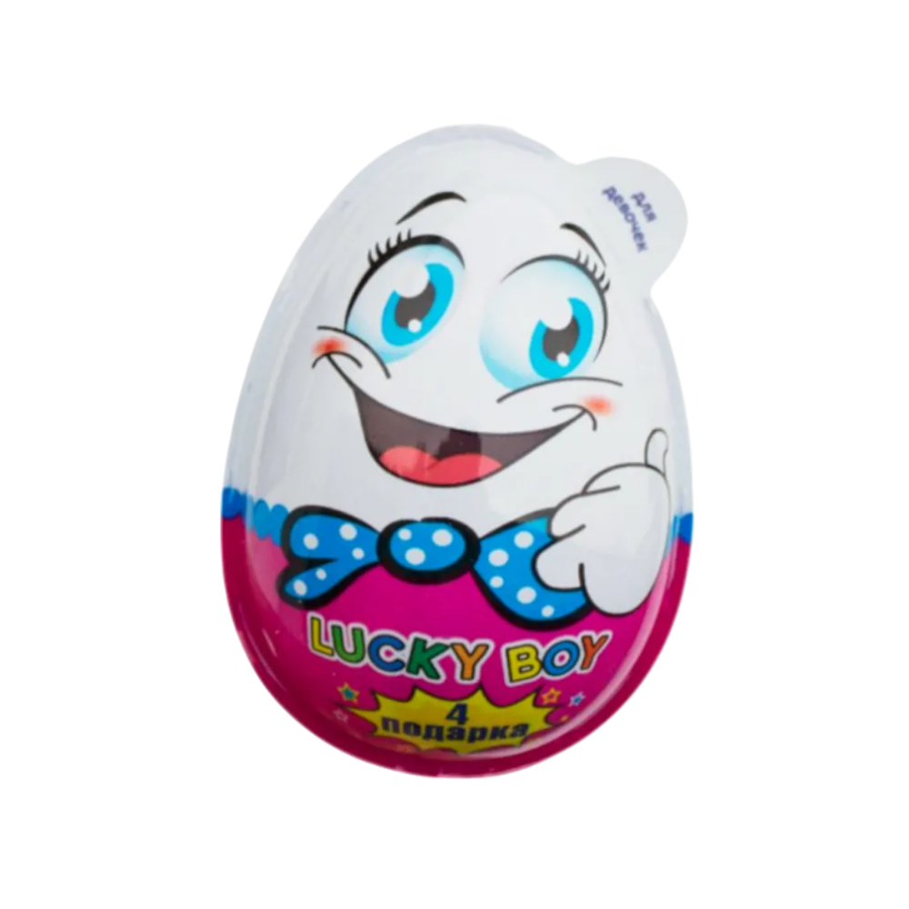 Яйцо подарочное большое Lucky Girl 60+5 гр