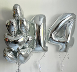 Сет шаров «Серебряное торжество»