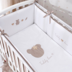 Комплект белья для классической кроватки Teddy Love 6 предметов цвет песочный