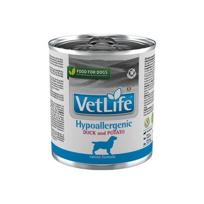 Фармина Vet Life Паштет для собак Гипоаллергенный Утка с Картофелем , 300г, 2 шт