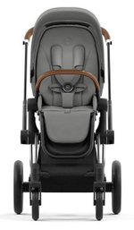 Коляска Cybex Priam IV Chrome Brown complete Cloud G Moon Black Plus Base G 4 в 1 Mirage Grey