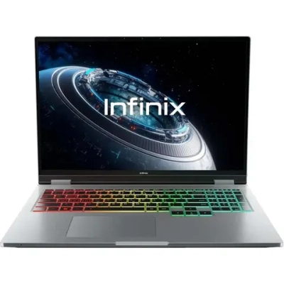 Ноутбук Infinix GTBook GL614 Intel Core i5-13420H/16Gb/SSD512Gb/RTX5060 8Gb (90W)/16"/IPS/WQXGA/2560x1600/120Hz/NoOS/Silver/1.99kg (71005000135)