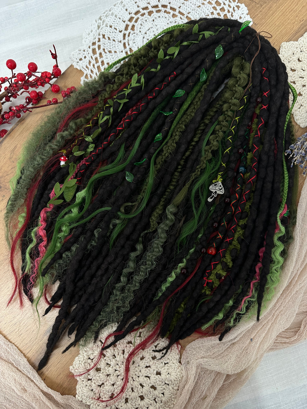 Многофактурный комплект войлочных дредов