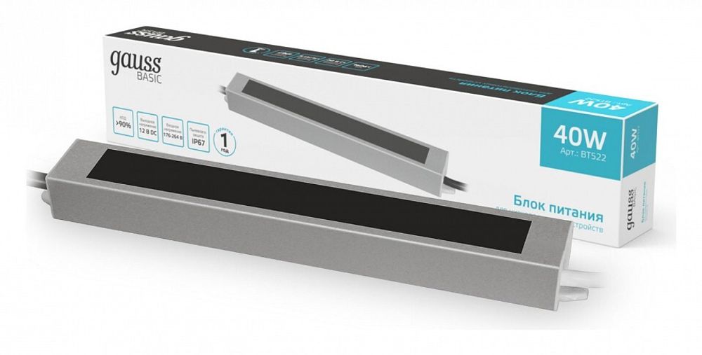 Блок питания с проводом Gauss  BT522
