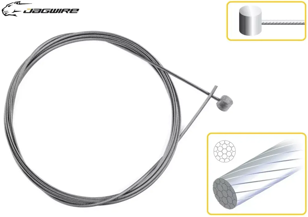 Трос тормоза Jagwire, задний, нержавеющая гальванизированная сталь, JW-1600 (УТ00021755)