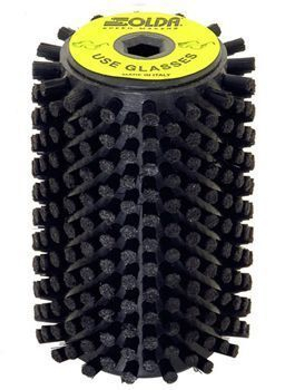 Роторная щетка черный нейлон Solda Nylon Roto, 100 мм