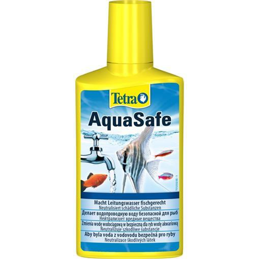 TETRA AquaSafe Кондиционер для подготовки водопроводной воды при запуске и подменах, 250 мл