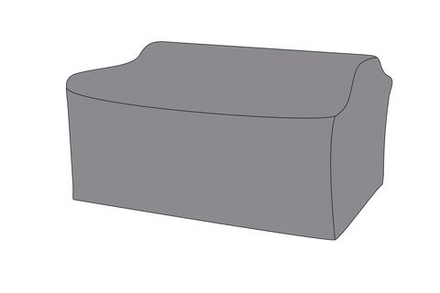 Защитный чехол на диван Капучино, двухместный 171×89×80 см, цвет серый