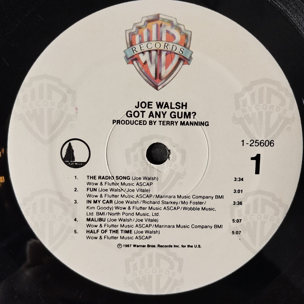 Винтажная виниловая пластинка LP Joe Walsh Got Any Gum (USA 1987)