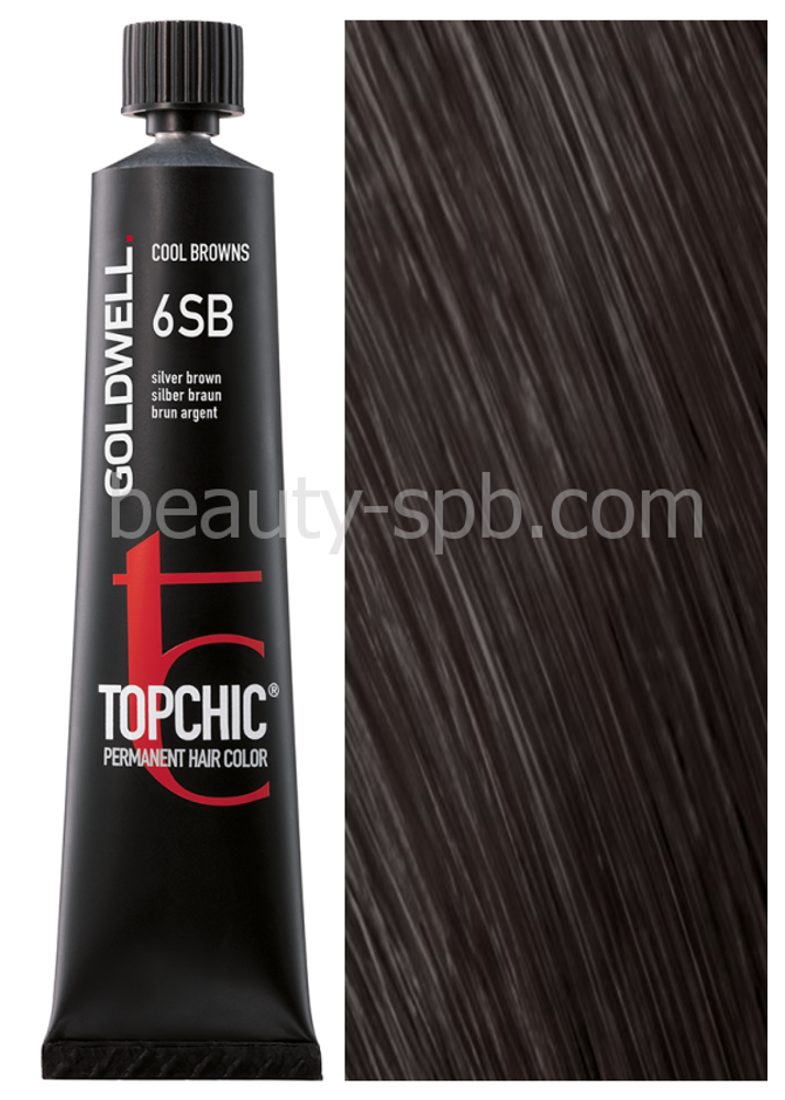 Goldwell Topchic 6SB серебристо-коричневый 60 мл