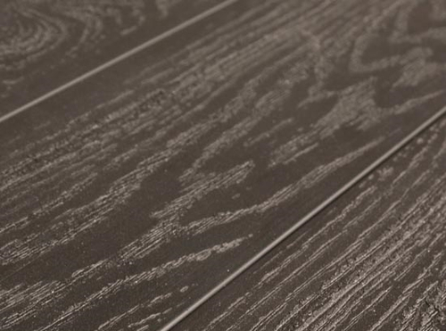 Террасная доска из ДПК бесшовная Padus (T) цвет: темно-коричневый.