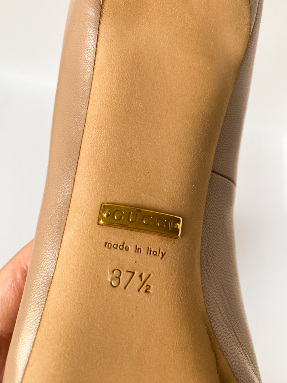 Кожаные туфли Gucci, 37,5
