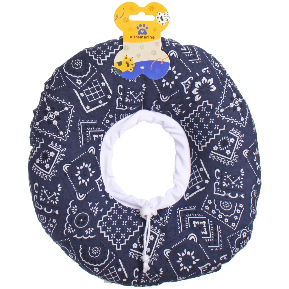 Воротник ветеринарный на кулиске «ЛЮБИМЫЙ БРО», классика, р L, окружность шеи 20-32см (лейбл)