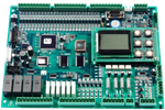 Плата контроллера F5021 (с дисплеем LCD12832) со специальным протоколом для SANYO  OTIS.