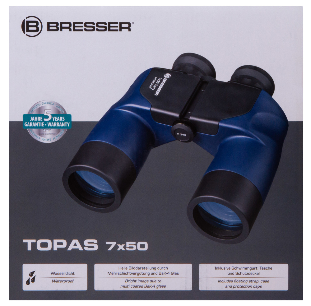 Бинокль Bresser Topas 7x50 WP