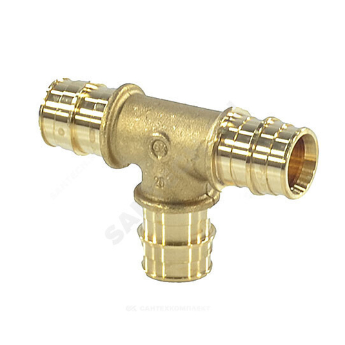 Тройник для PE-X труб радиальный латунь Дн 20 GX150 Giacomini GX150Y004