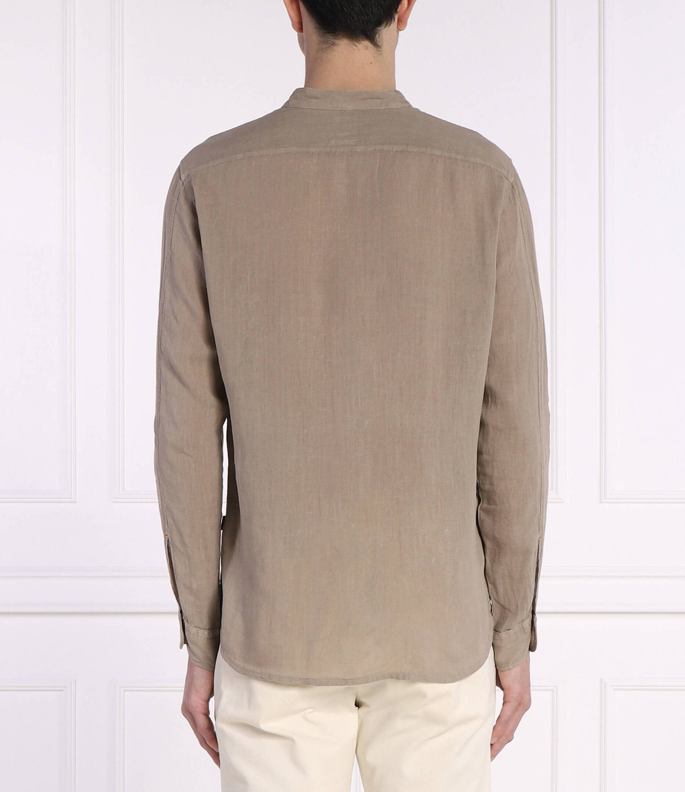 Льняная рубашка Race BOSS ORANGE - бежевый(50489339)