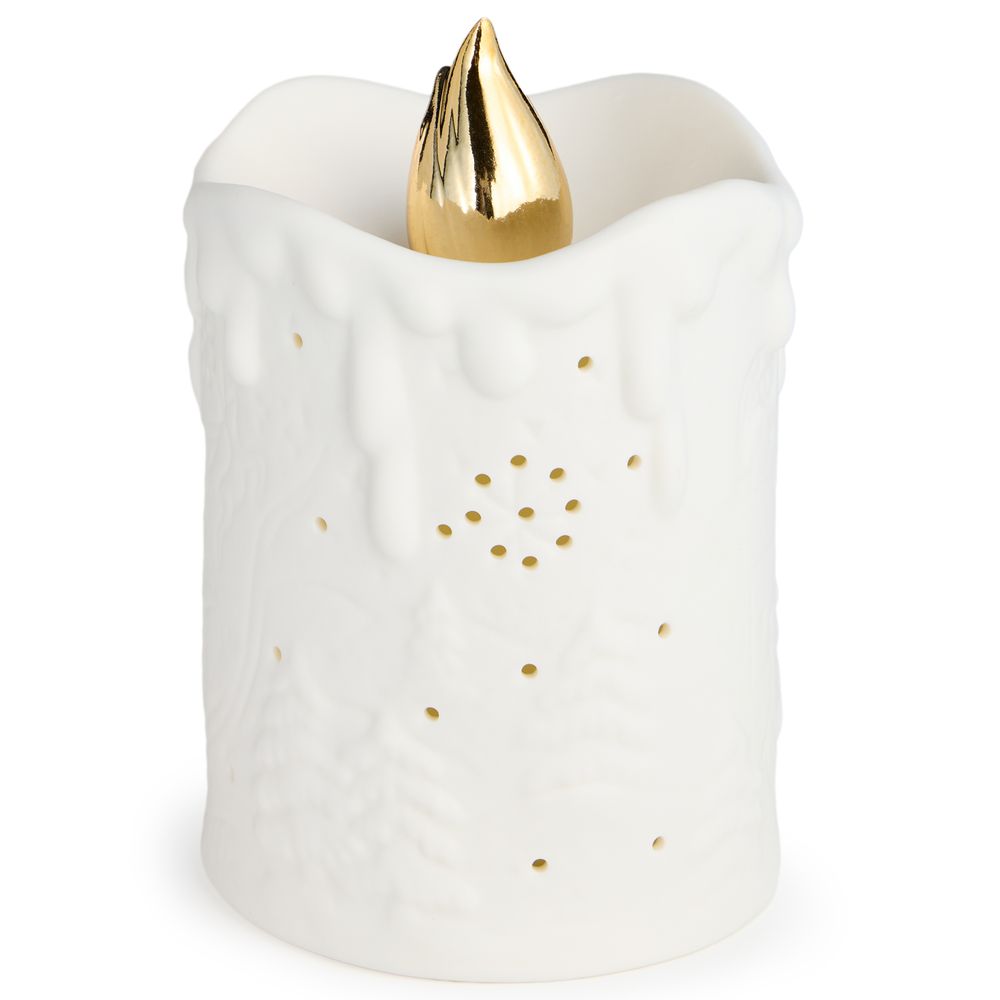 СТАТУЭТКА "СВЕЧА" С LED-ПОДСВЕТКОЙ 10Х10Х15,3 СМ