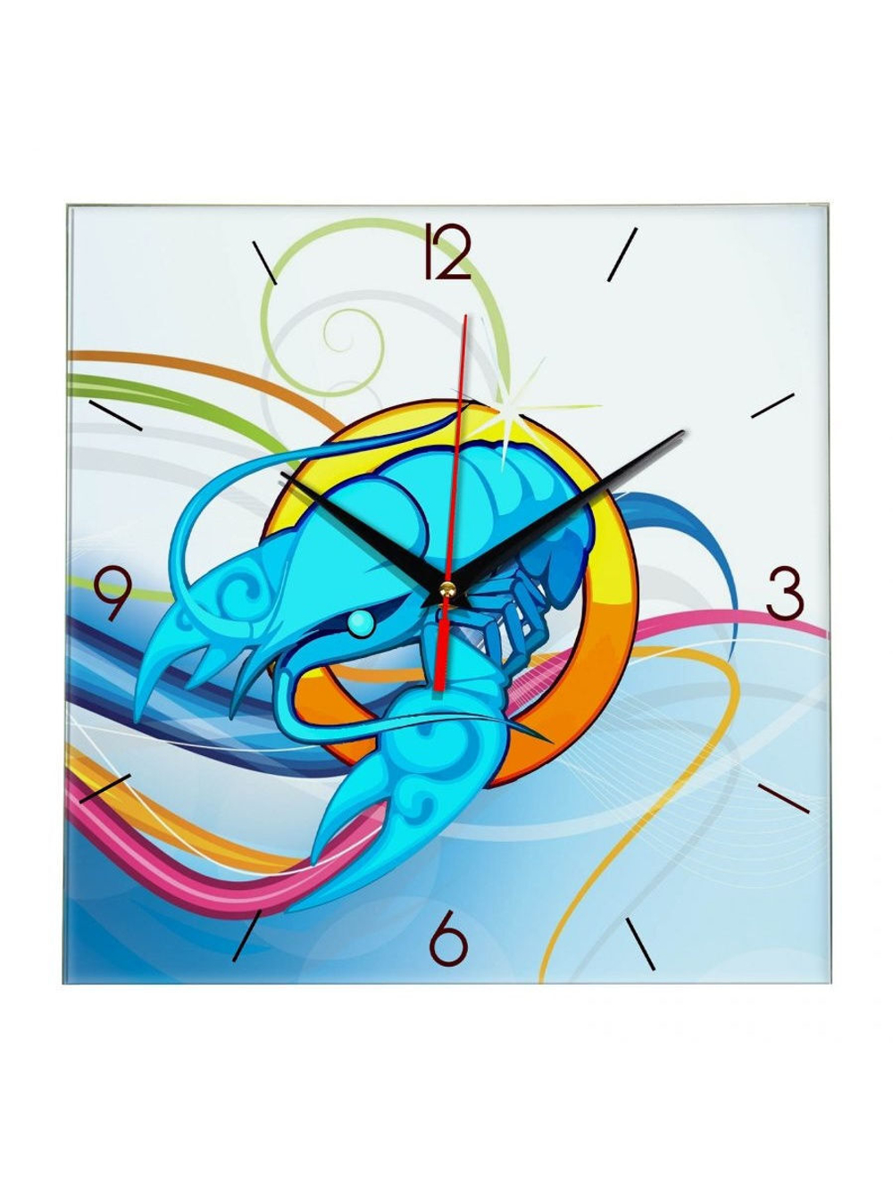 Часы настенные "Знаки зодиака" Рак