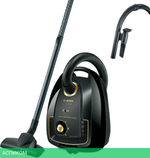 Пылесос Bosch BGL38GOLD черный/золотистый