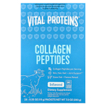 Vital Proteins, пептиды коллагена, без вкуса, 20 пакетиков, весом 10 г (0,35 унции) каждый
