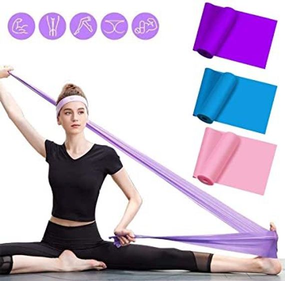 Rezin band \ Жгут спортивный резиновый \ Resistive Exercise Bands purple