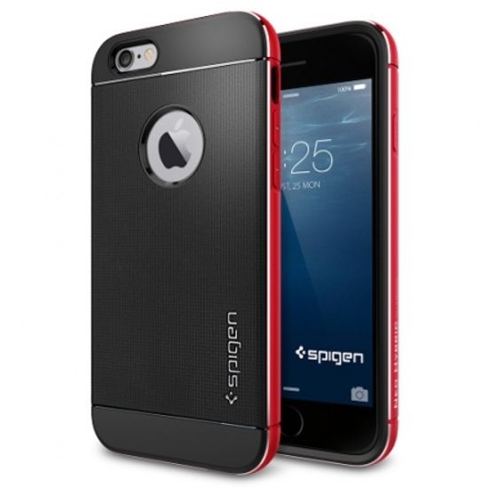 Spigen SGP Case Neo Hybrid Metal for iPhone 6 / 6S Red Metal SGP11040