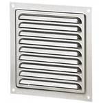 Решетка вентиляционная металлическая накладная белая 200х200