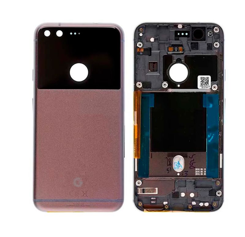 Задняя крышка для Google Pixel черная (Quite Black)