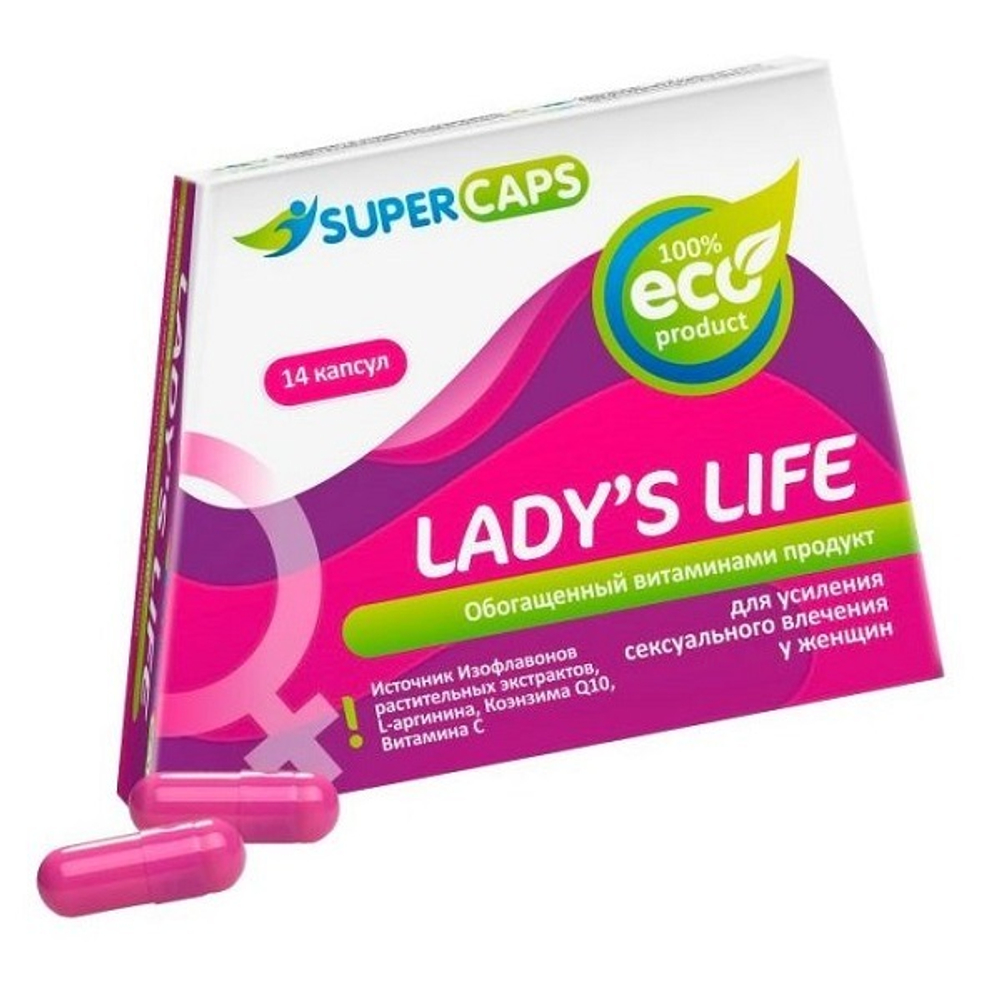Возбуждающие капсулы Biological Technology Ladys Life 14шт