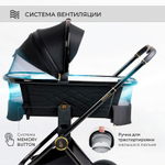 Детская коляска Sweet Baby Elegante 3 в 1 SBL GL Black