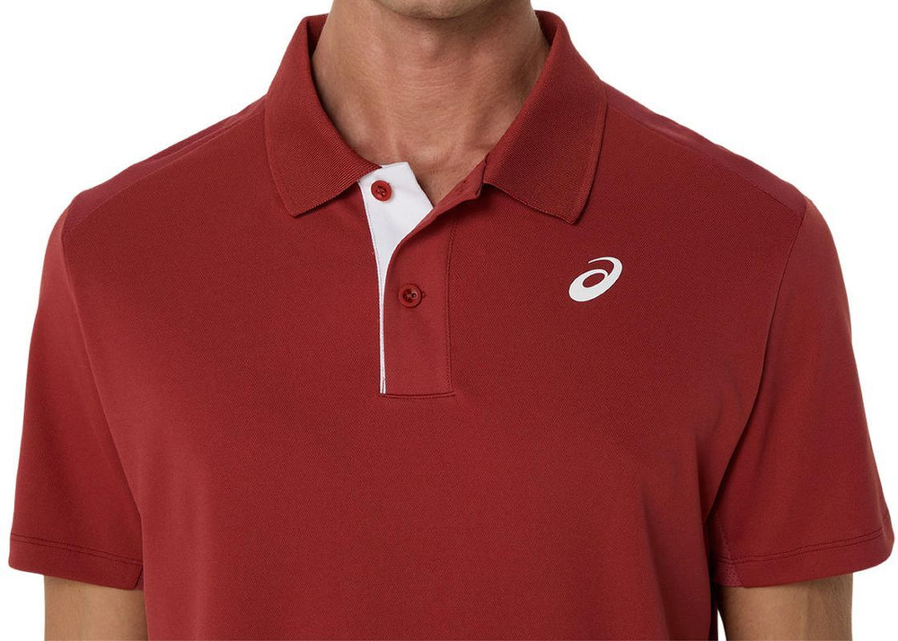 Мужское теннисное поло Asics Court - Коричневый