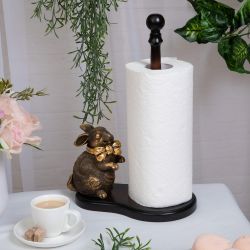 Держатель для полотенец Кролик Банни Бронза