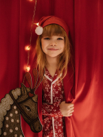 Пижама с воротником Mjölk Снежные веточки, уценка