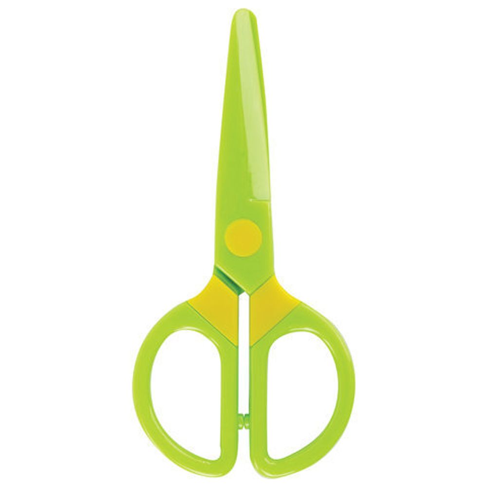 Ножницы ЮНЛАНДИЯ "МУЛЬТЯШКИ", 125 мм, с безопасными пластиковыми лезвиями, ассорти, 236983
