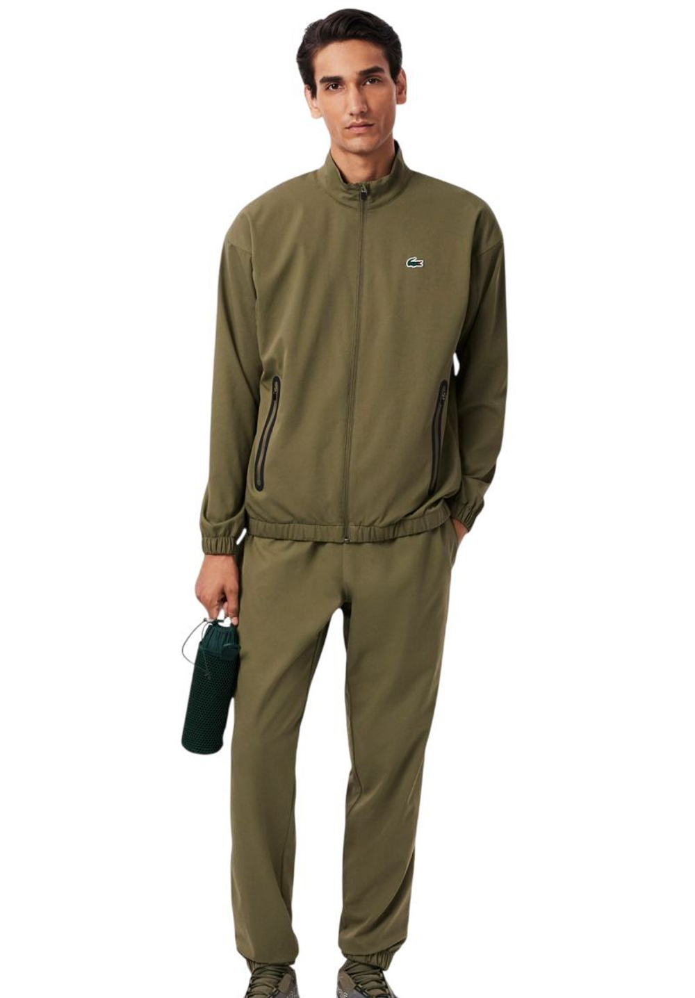 Men's Спортивный костюм Lacoste Tennis Taffeta - khaki green