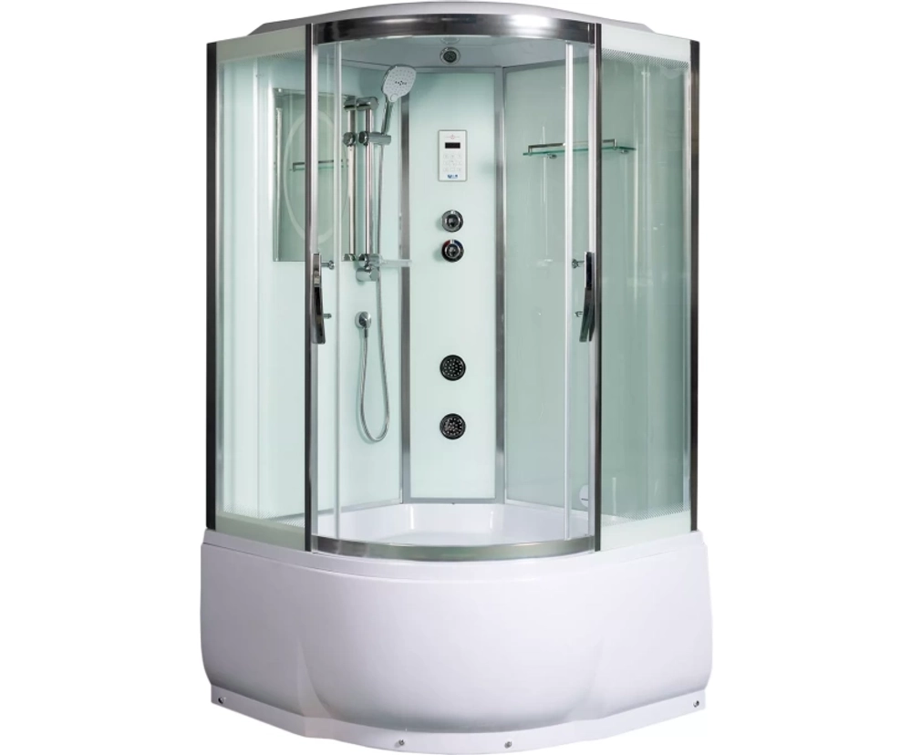 Душевая кабина WeltWasser (ВельтВассер) Emmer 11055, с высоким поддоном, 110x110x217