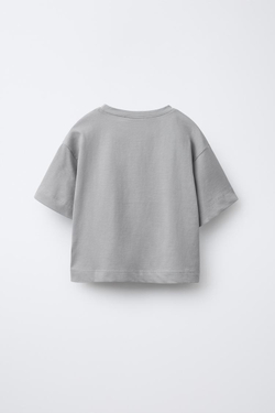 ZARA НАБОР ИЗ ТРЕХ ОДНОТОННЫХ ФУТБОЛОК, РАЗНОЦВЕТНЫЙ