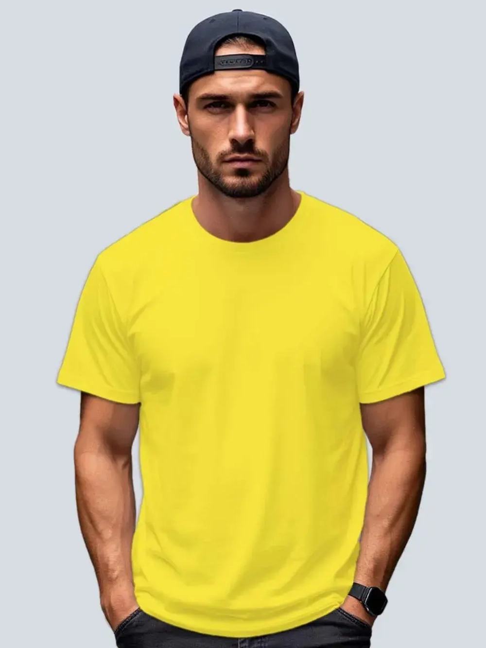 Футболка Взрослая.Премиум однотонная.Набор 2 шт