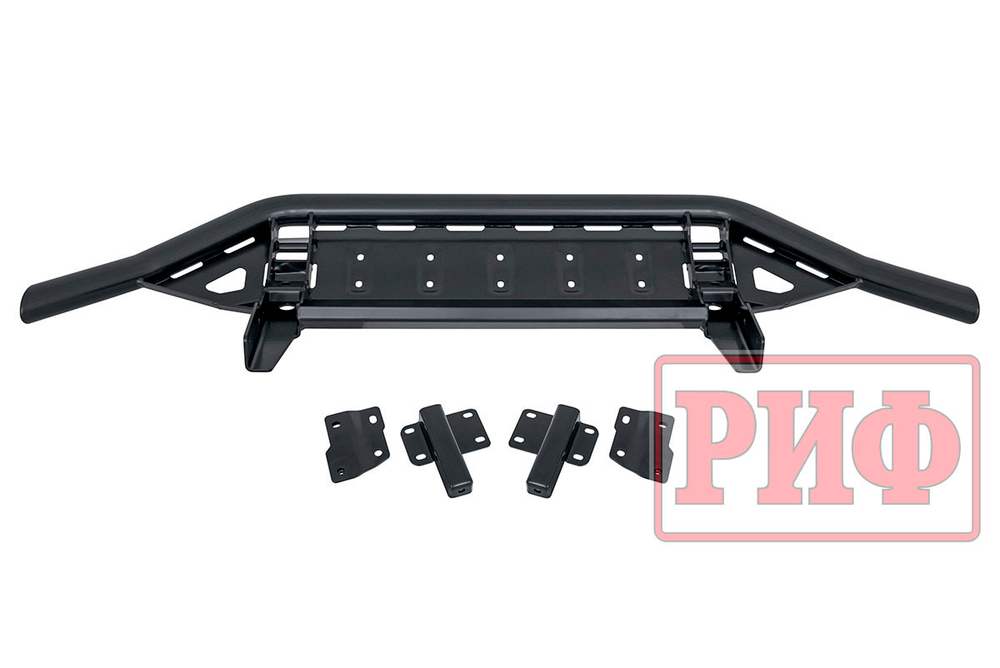 Бампер силовой передний Toyota Hilux 2020+ (устанавливается только с площадками RIFREV-30000/RIFREV-30001) РИФ