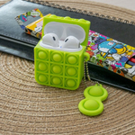 Силиконовый чехол для AirPods Pop it, 012635 Синий