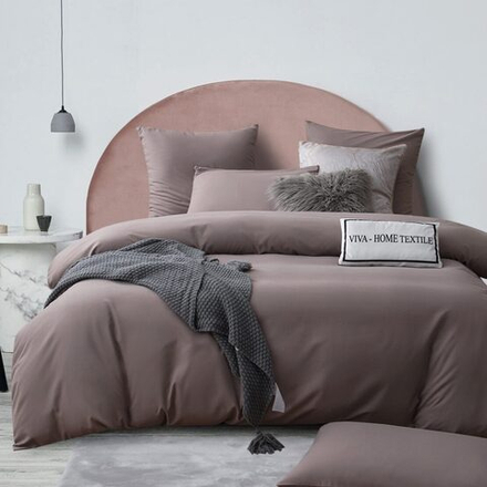 КПБ Однотонный Сатин CS036, 2 спальный, наволочки 50-70 2 шт