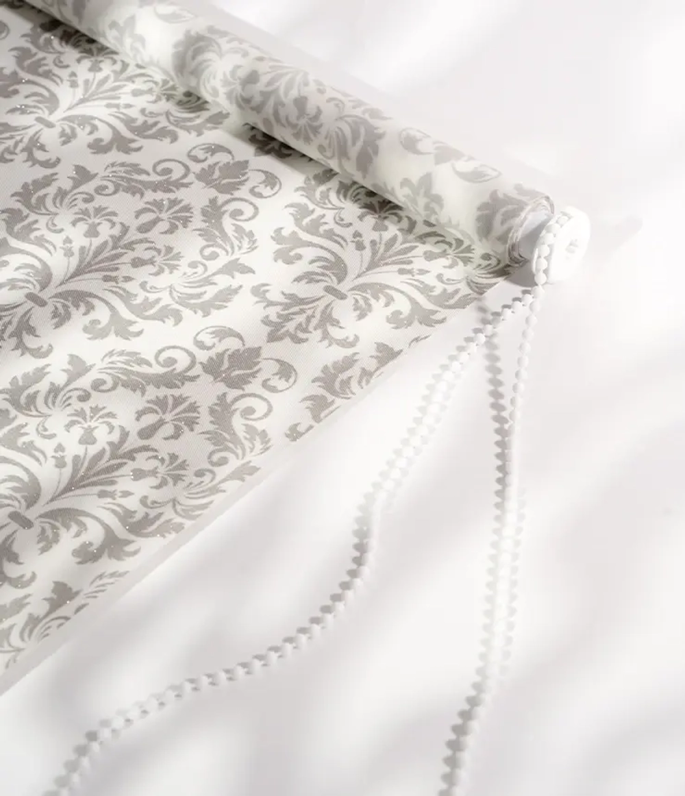 Рулонные шторы Пари - цвет "Серебро"