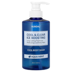 Kundal, Cool & Clear Ice Boosting, прохладный гель для душа, вода с мятой, 500 мл (16,9 жидк. унц.)