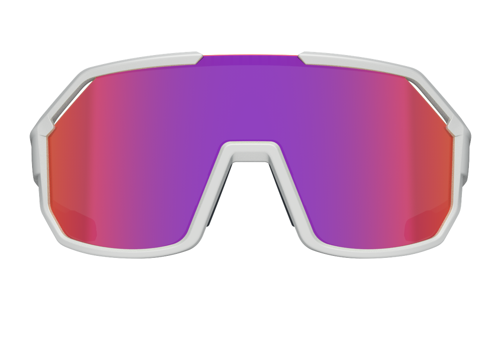 Спортивные очки 720armour Malatao / Matte Silver / Red Lens