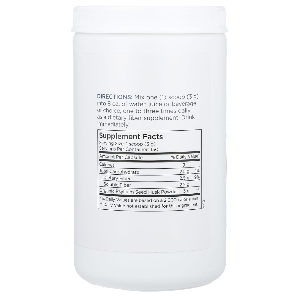 Metabolic Maintenance, порошок из органической шелухи семян подорожника, 454 г (1 фунт)